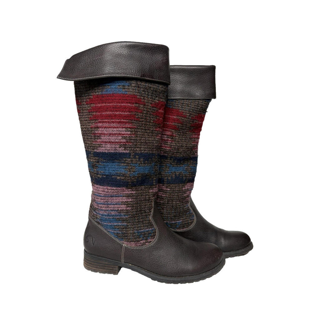 Vogue "Take The Rein" Wool & Leather Riding Boots | Women's 7.5M